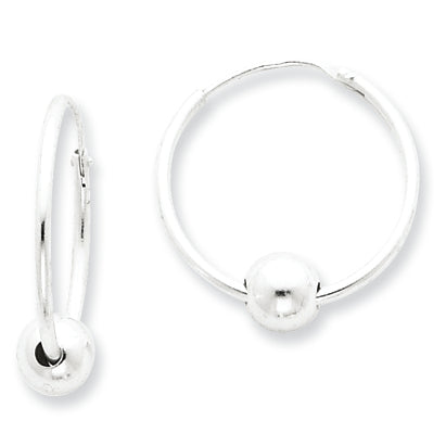 Sterling Silver Hoop Earrings