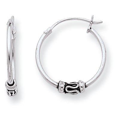 Sterling Silver Hoop Earrings
