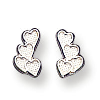 Sterling Silver Heart Earrings