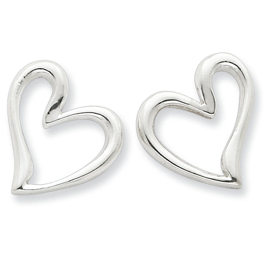 Sterling Silver Heart Earrings