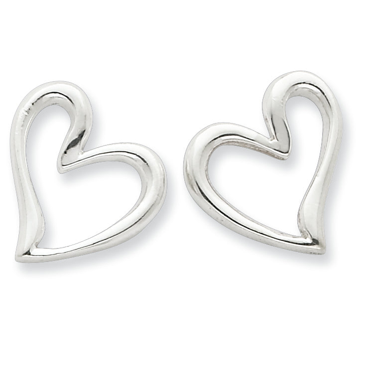 Sterling Silver Heart Earrings