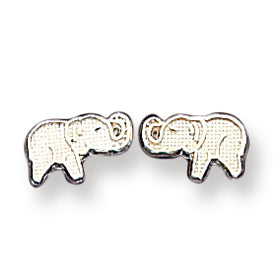 Sterling Silver Elephant Mini Earrings