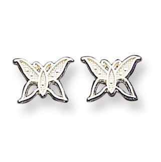 Sterling Silver Butterfly Mini Earrings