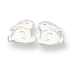 Sterling Silver Bunny Mini Earrings