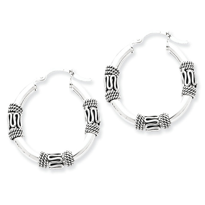 Sterling Silver Hoop Earrings