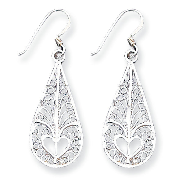 Sterling Silver Filigree Earrings