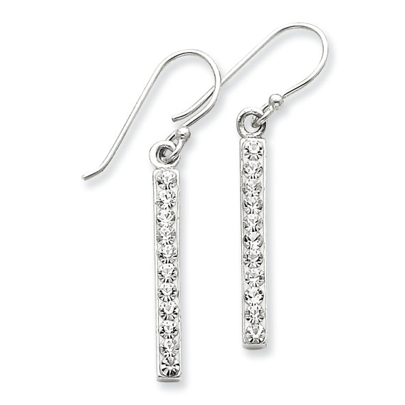 Sterling Silver w/ Swarovski Crystal Earrings