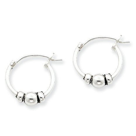 Sterling Silver Hoop Earrings