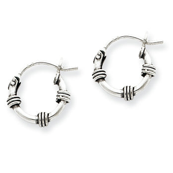 Sterling Silver Hoop Earrings