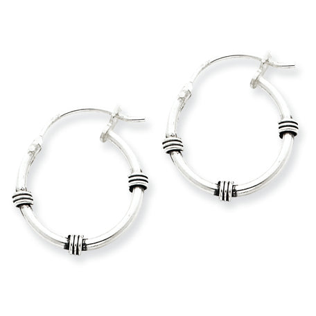 Sterling Silver Hoop Earrings