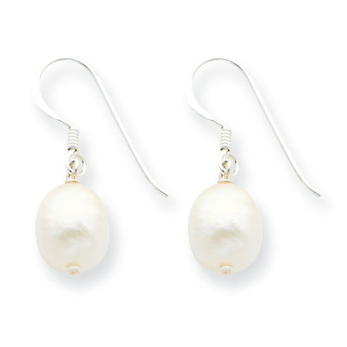 Sterling Silver Freshwater Cultured Pearl Dangle Earrings