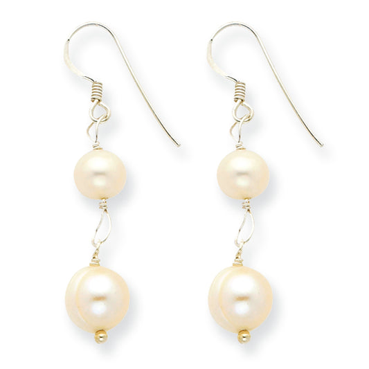 Sterling Silver Freshwater Cultured Pearl Earrings