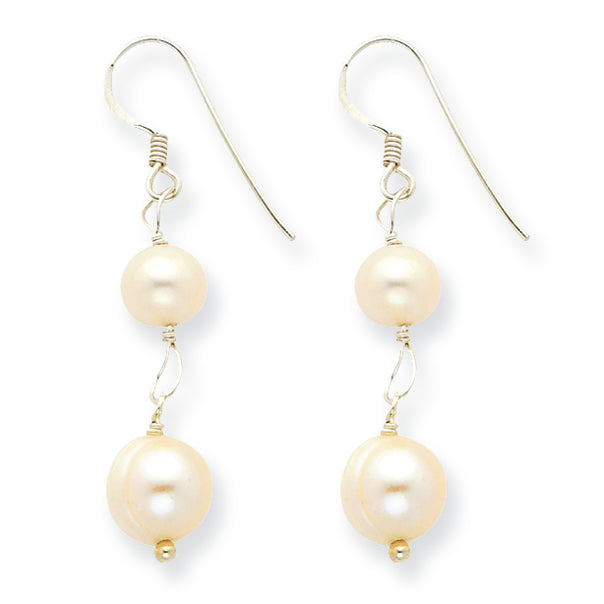Sterling Silver Freshwater Cultured Pearl Earrings