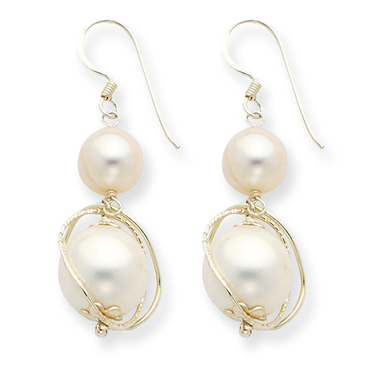 Sterling Silver Freshwater Cultured Pearl Earrings