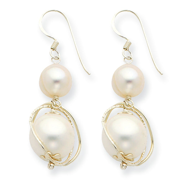 Sterling Silver Freshwater Cultured Pearl Earrings