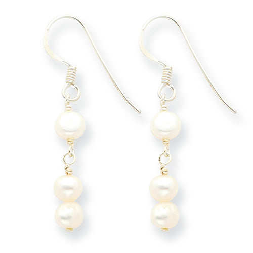 Sterling Silver Freshwater Cultured Pearl Earrings