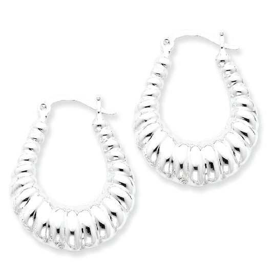 Sterling Silver Classic Hoop Earrings