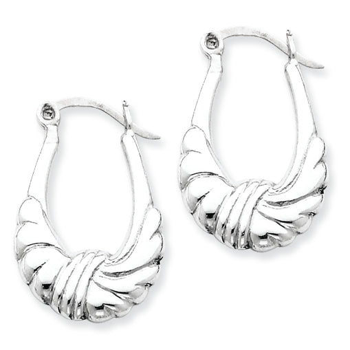 Sterling Silver Classic Hoop Earrings