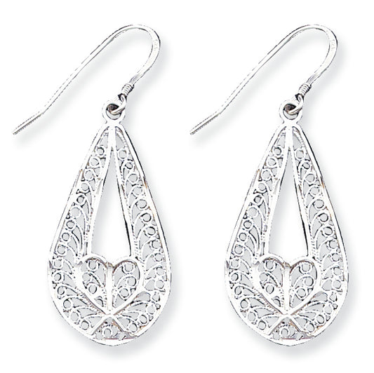 Sterling Silver Filigree Earrings