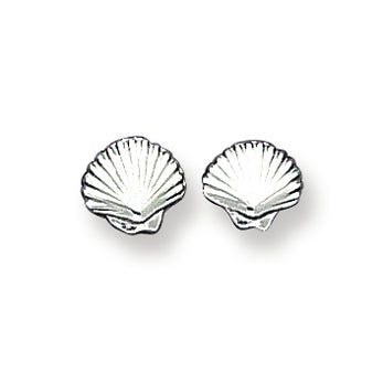 Sterling Silver Shell Mini Earrings
