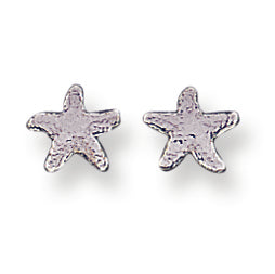 Sterling Silver Starfish Mini Earrings