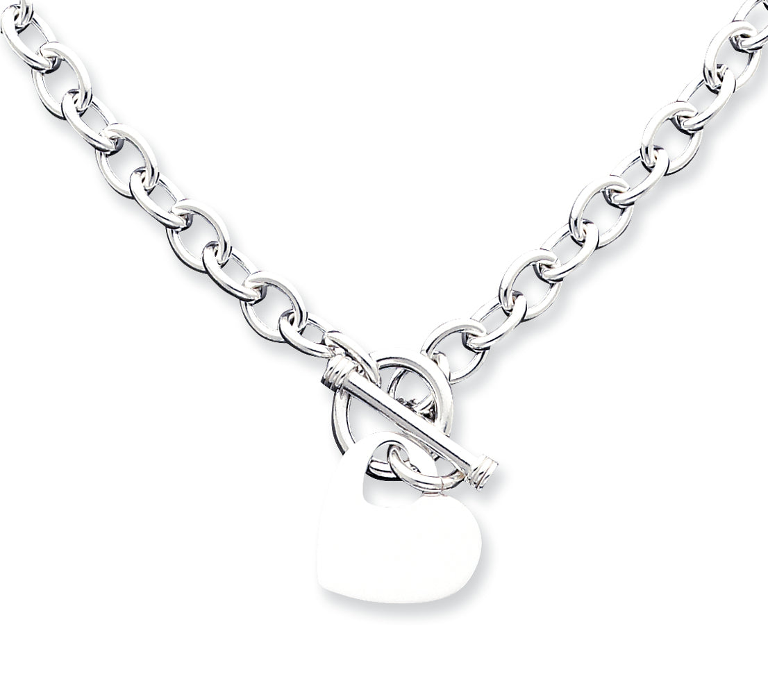 Silver Heart and Arrow Toggle Necklace – Sonia Denise Roberts