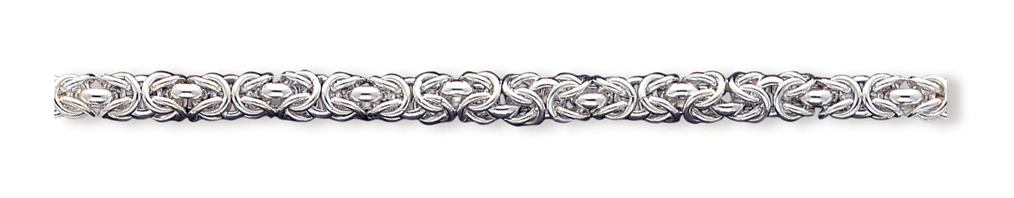 Sterling Silver 8.5inch Polished Fancy Link Toggle Bracelet 8.5 Inches