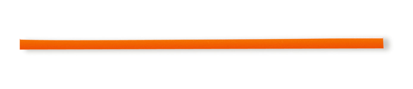 Sterling Silver 18inch 2mm Tangerine Rubber Cord Necklace 18 Inches