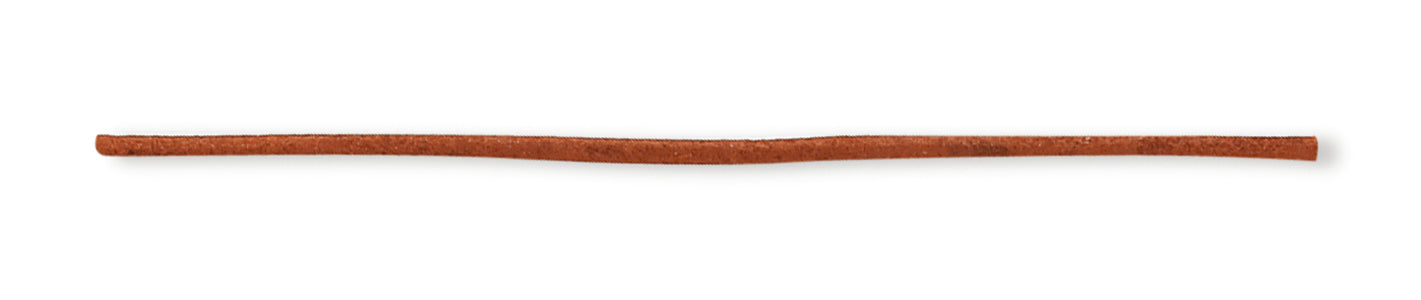 Sterling Silver 18inch 2mm Natural Leather Cord Necklace 18 Inches