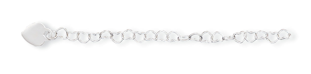 Sterling Silver Fancy Link Bracelet 7.5 Inches