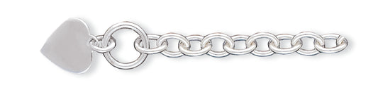 Sterling Silver Fancy Link Bracelet 7.5 Inches
