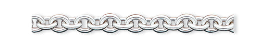 Sterling Silver Fancy Link Bracelet 7.5 Inches
