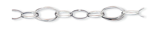 Sterling Silver Fancy Link Bracelet 7.5 Inches