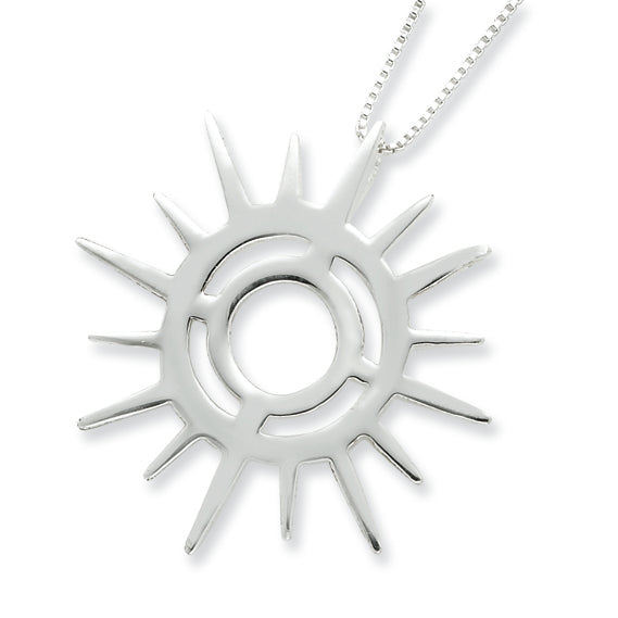 SS Sun Shaped Necklace