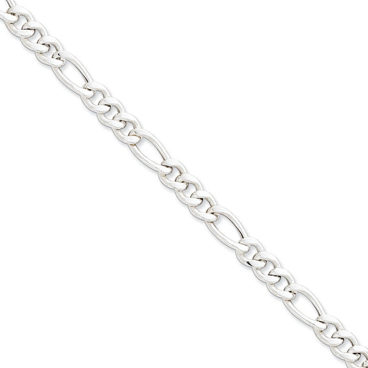 Sterling Silver Figaro Bracelet 7.5 Inches