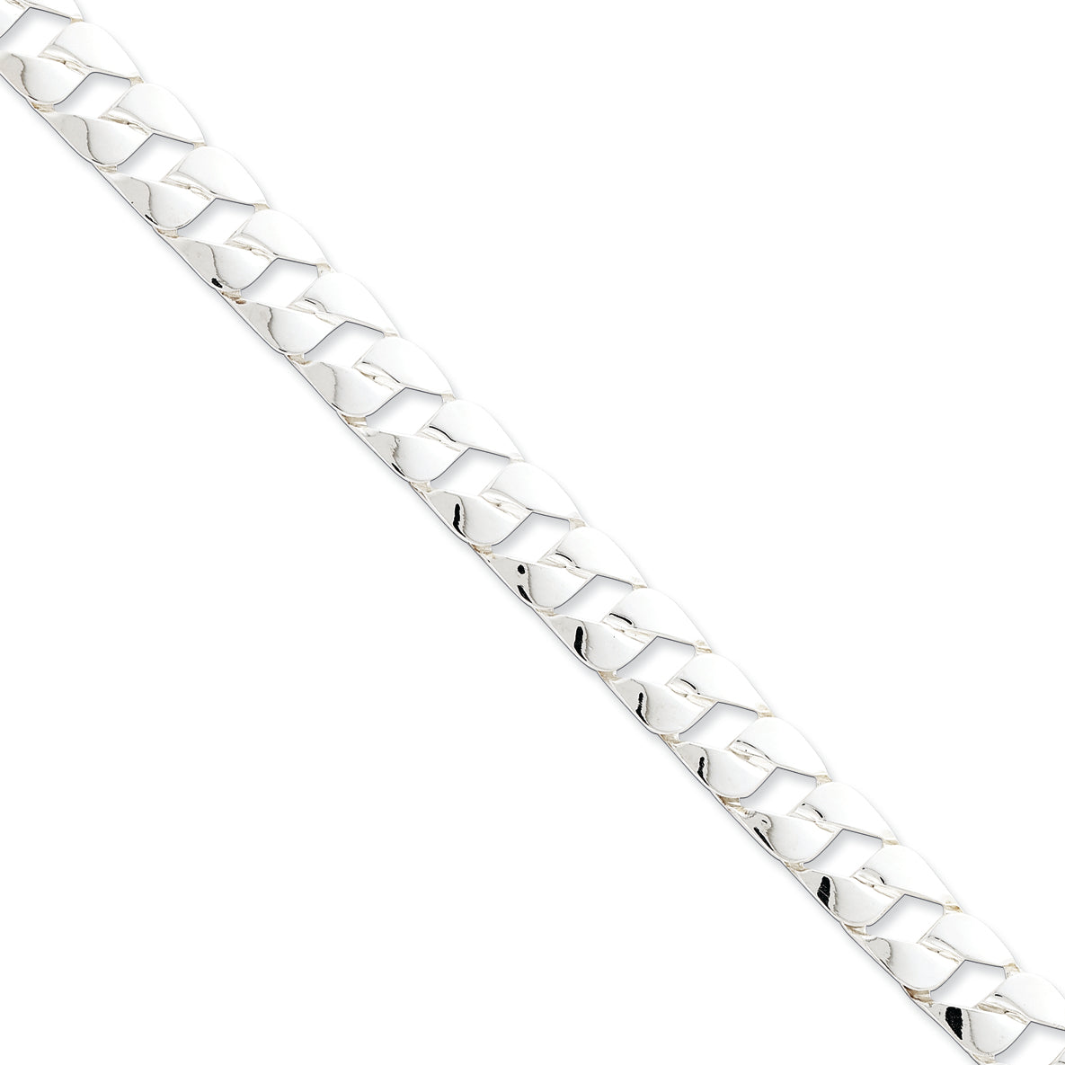 Sterling Silver Link Bracelet 8 Inches