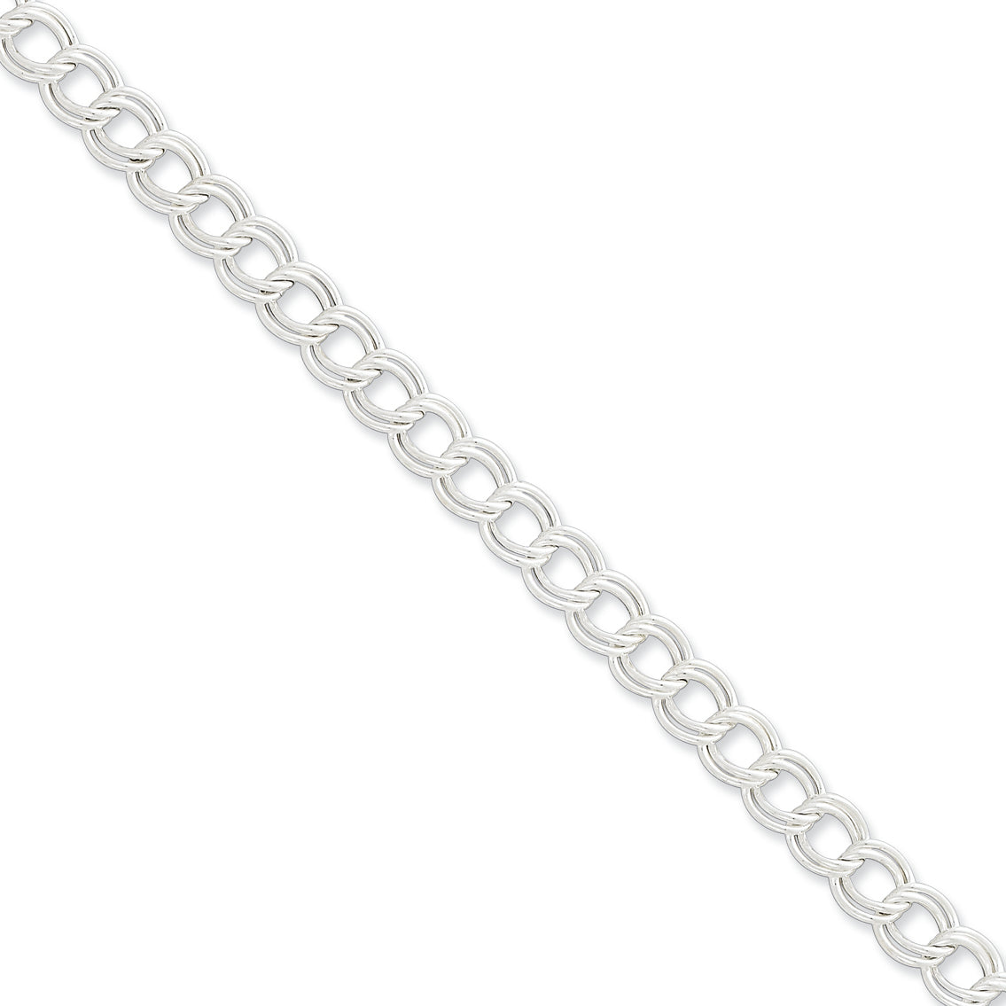 Sterling Silver Link Bracelet 7.5 Inches