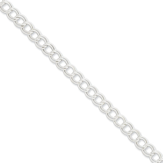 Sterling Silver Link Bracelet 8.5 Inches