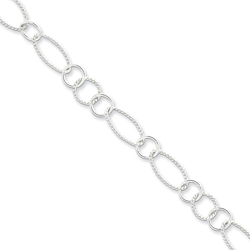 Sterling Silver Bracelet 7.75 Inches