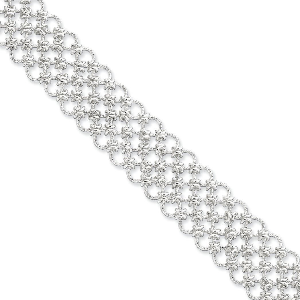 Sterling Silver Bracelet 7.5 Inches