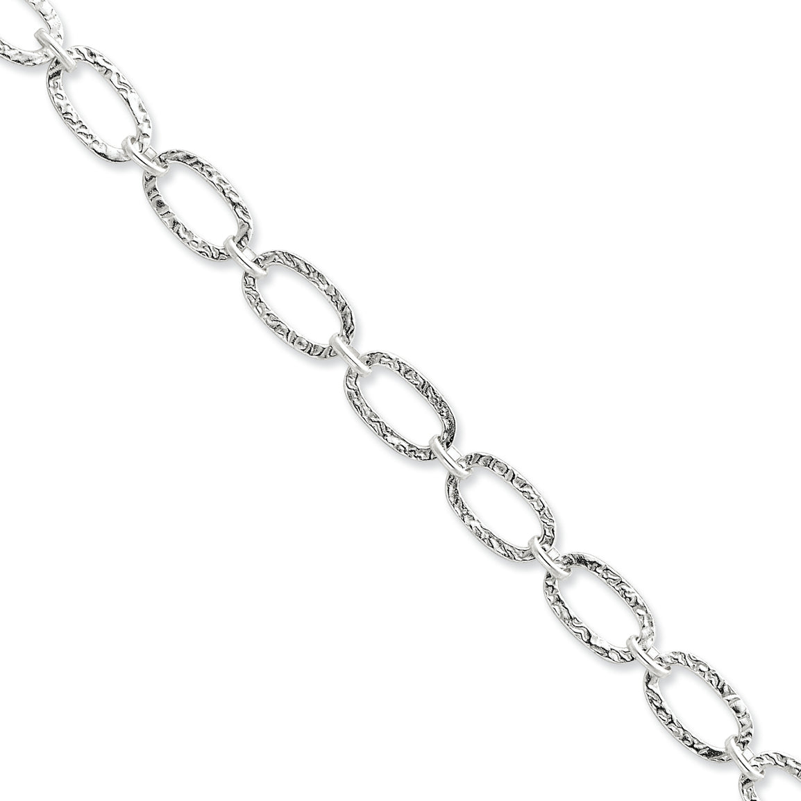 Sterling Silver Fancy Bracelet 7.5 Inches