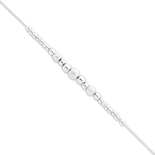 Sterling Silver Fancy Bracelet 7.5 Inches