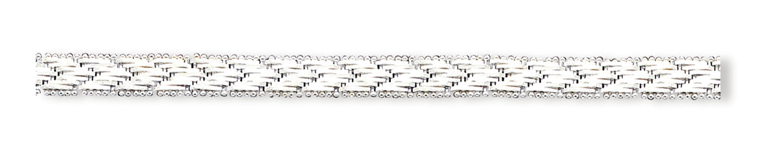 Sterling Silver Fancy Bracelet 7.5 Inches