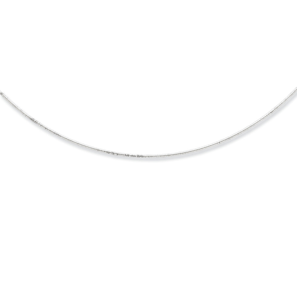Sterling Silver 1mm Neckwire 16 Inches