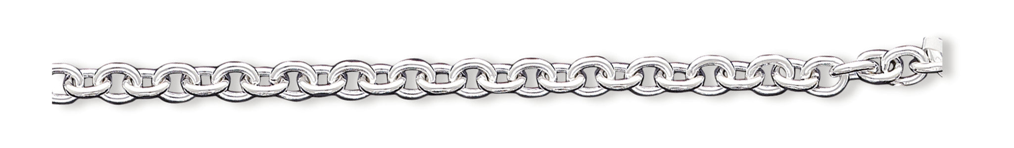 Sterling Silver 7.75inch Polished Fancy Link Toggle Bracelet 7.75 Inches