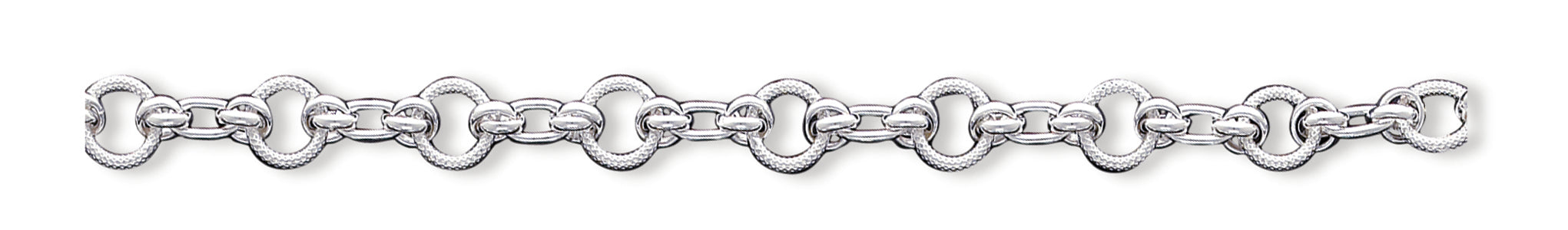 Sterling Silver 8.75inch Polished Fancy Link Toggle Bracelet 8.75 Inches