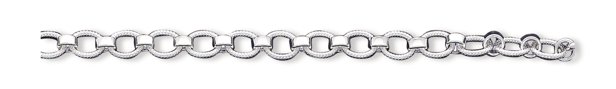 Sterling Silver 8.75inch Polished Fancy Link Toggle Bracelet 8.75 Inches