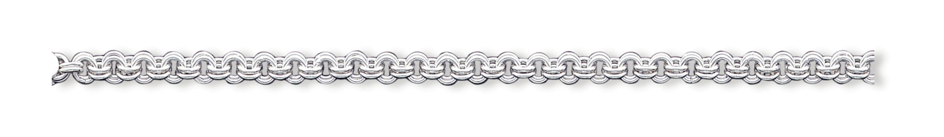 Sterling Silver 7.5inch Fancy Link Bracelet 7.5 Inches