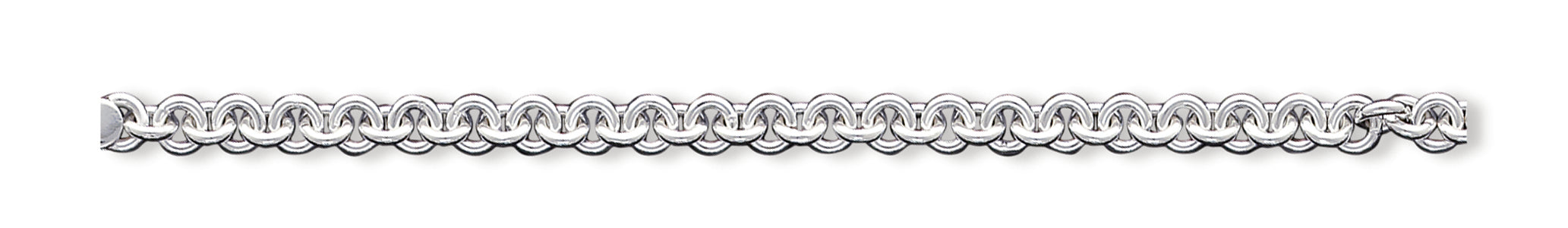 Sterling Silver 7.5inch Fancy Link Bracelet 7.5 Inches