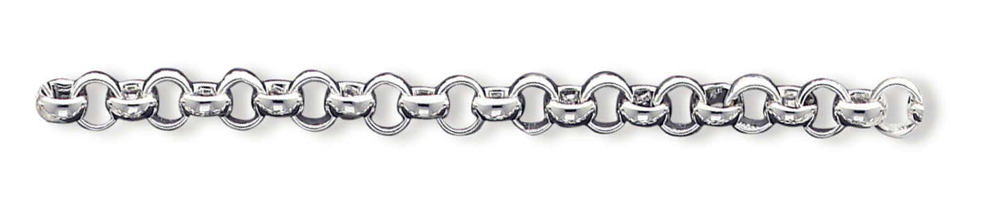 Sterling Silver 8.5inch Fancy Link Bracelet 8.5 Inches